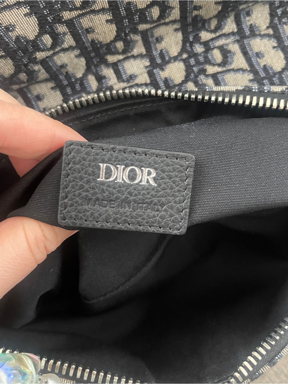 Dior Oblique Saddle Belt Bag - Picture 13 of 14